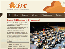 Tablet Screenshot of festiwalgramy.com